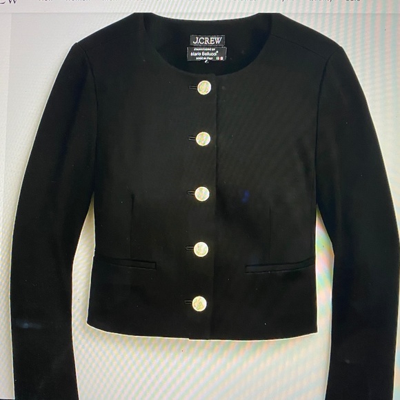 NWT J Crew Louisa lady jacket in Italian ponte - Picture 1 of 6